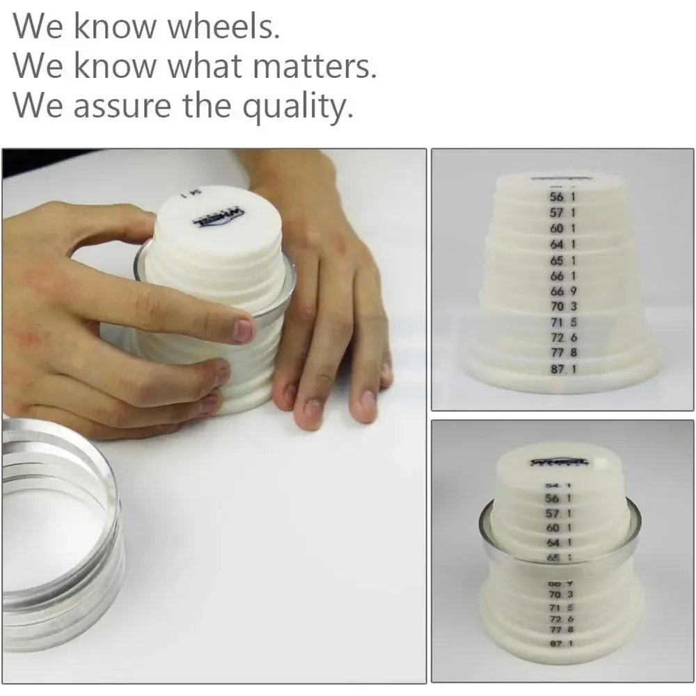 NEW Hub Centric Rings OD 72.1 to ID 56.1 Aluminium Alloy Wheel Rings Set of 4